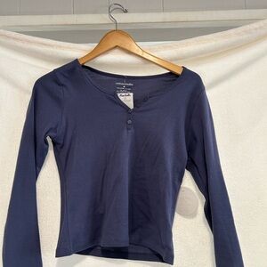 Women's Purple Long Sleeve Top